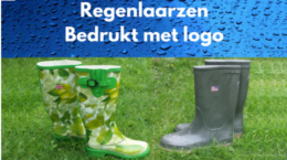 Regenlaarzen met optie tot bedrukking van eigen logo