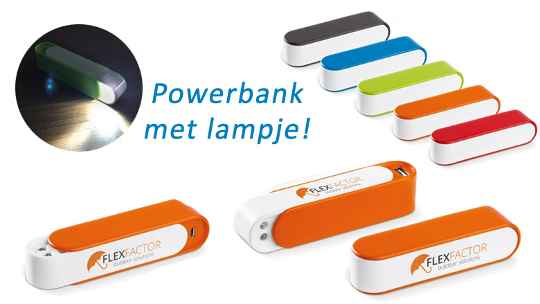 Powerbank met Ledlamp