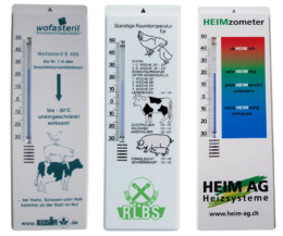 Bedrukte Thermometers