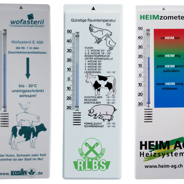 Bedrukte Thermometers