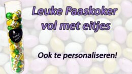 Koker met paaseitjes