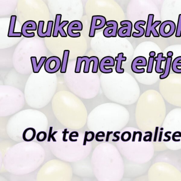 Koker met paaseitjes