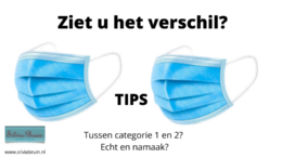 Ziet u het verschil tussen de mondneusmaskers? Categorie 1 en 2 en 2r let op bij oplichting tandartsen uitvaart en instellingen