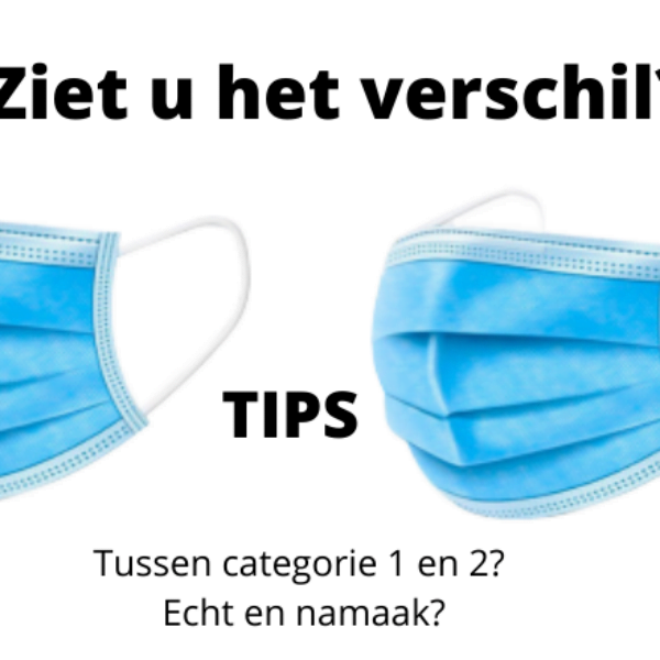 Ziet u het verschil tussen de mondneusmaskers? Categorie 1 en 2 en 2r let op bij oplichting tandartsen uitvaart en instellingen