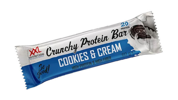 Crunchy Protein bar Cookies and Cream