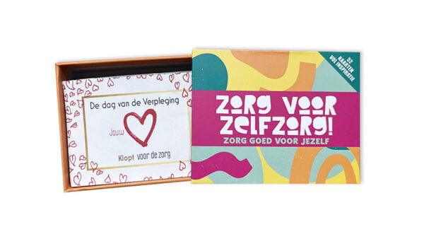 Kaartjes met kaartje dag vd zorg