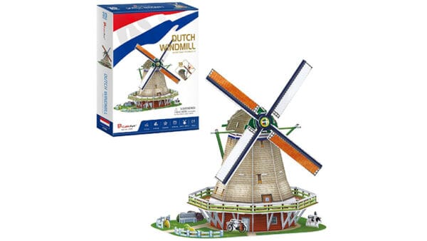 3D puzzel van Hollandse windmolen