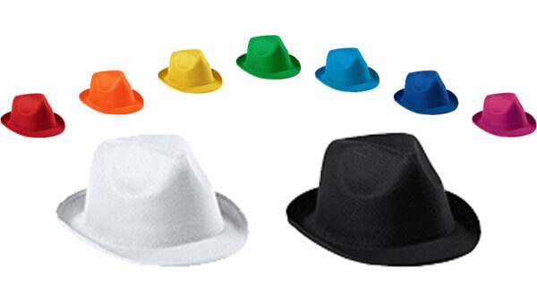 Festival hoeden in diverse kleuren en met mogelijkheden om logo te bedrukken