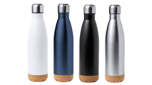 Luxe roestvrijstalen fles met logo