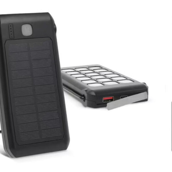 Powerbank Quest solar met zaklamp functie