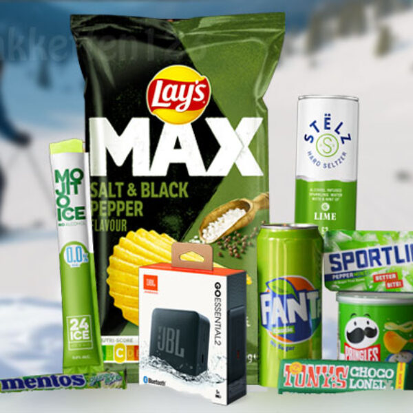 JBL GO 2 Kerstpakket – muziek en lekkernijen voor een sfeervolle kerst.