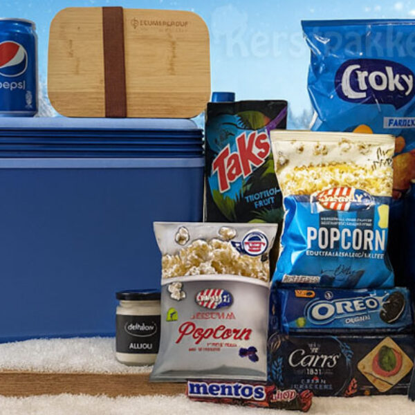 Auto koelbox kerstpakket - wintersport editie