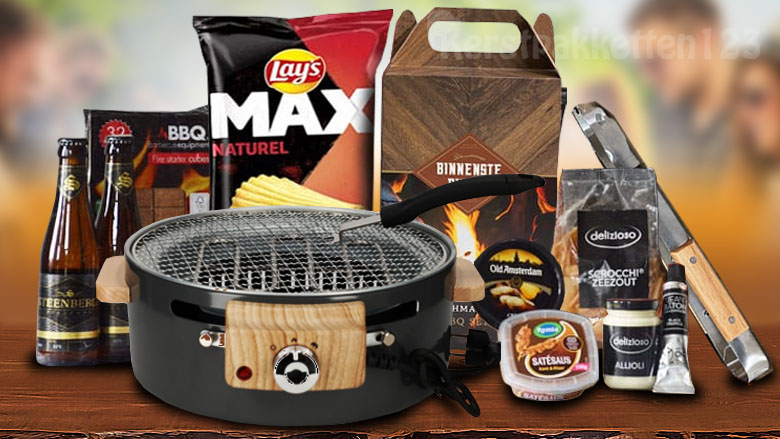 Ontdek het ultieme grillcadeau: het Heerlijk Hybride BBQ Kerstpakket met NORLÄNDER barbecue.