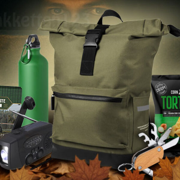 Adventure Ready Noodpakket – complete Survival set met rugtas, noodradio en food items